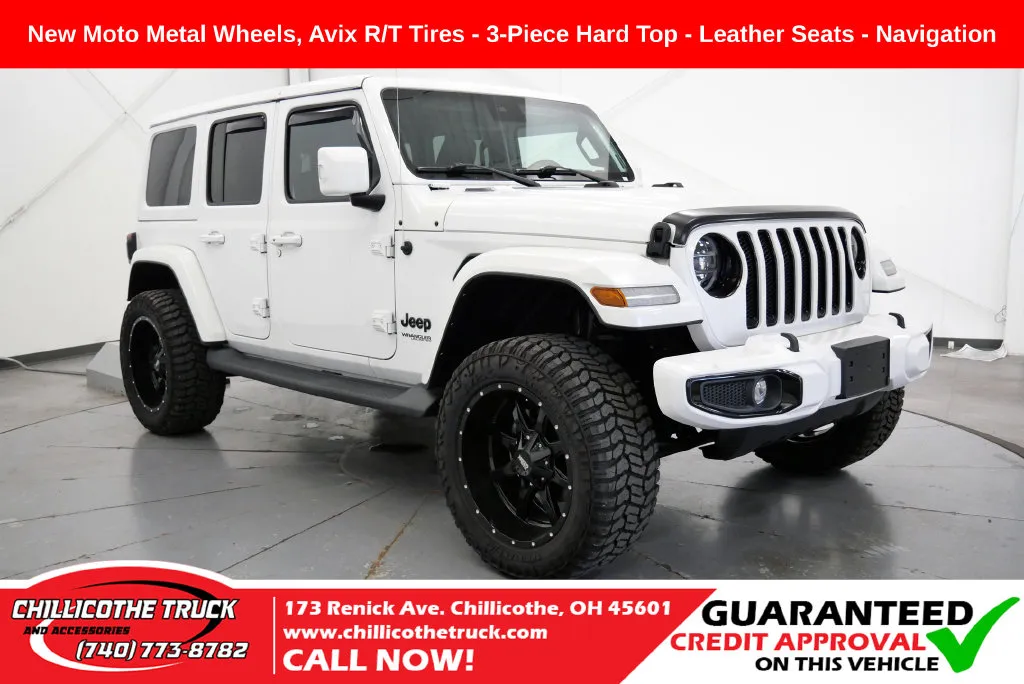 White 2022 Jeep Wrangler Unlimited Sahara High Altitude for sale in Chillicothe, OH