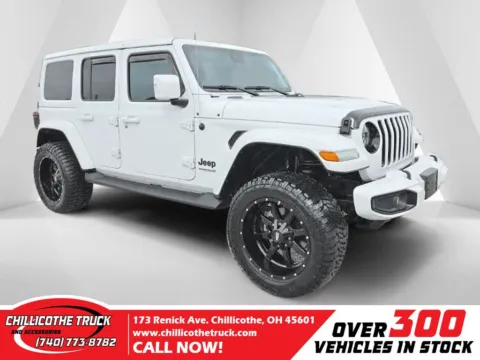 White 2022 Jeep Wrangler Unlimited Sahara High Altitude for sale in Chillicothe, OH