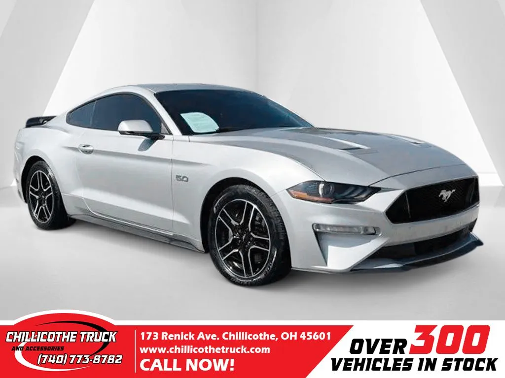 Silver 2018 Ford Mustang GT Premium for sale in Chillicothe, OH