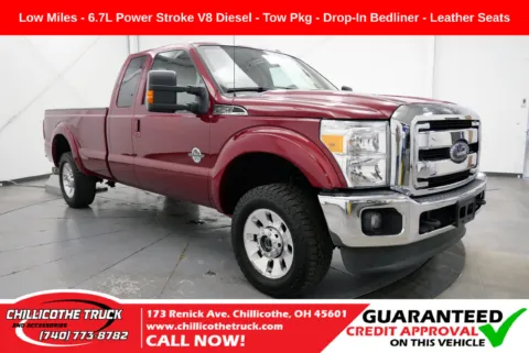 Red 2014 Ford F-250SD Lariat for sale in Chillicothe, OH