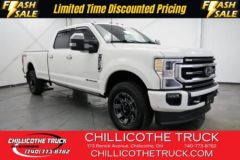 White 2022 Ford F-350SD Platinum for sale in Chillicothe, OH