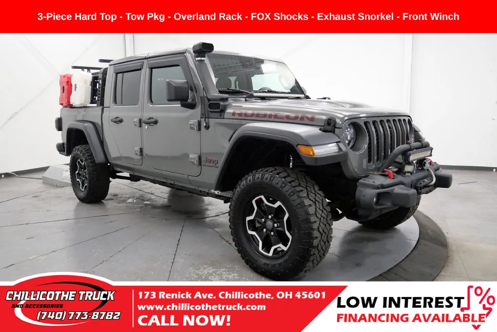 Gray 2021 Jeep Gladiator Rubicon for sale in Chillicothe, OH