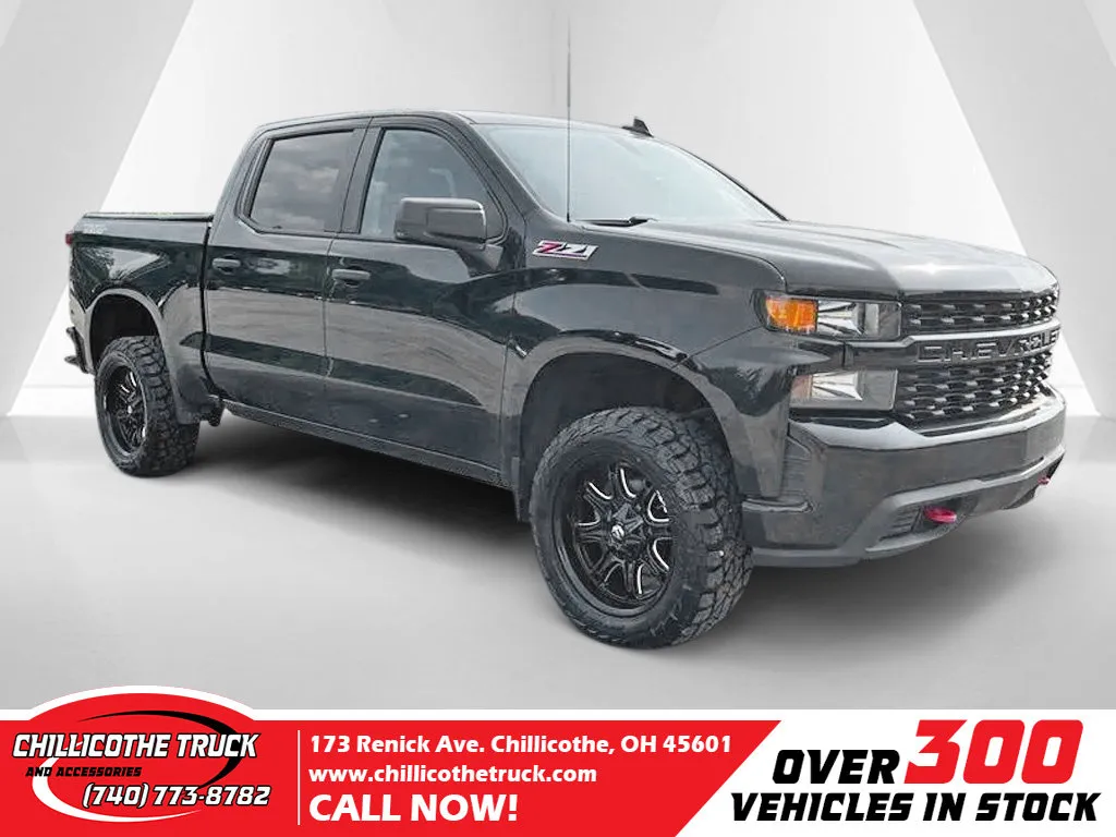 Black 2021 Chevrolet Silverado 1500 Custom Trail Boss for sale in Chillicothe, OH