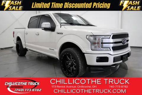 White 2018 Ford F-150 Platinum for sale in Chillicothe, OH