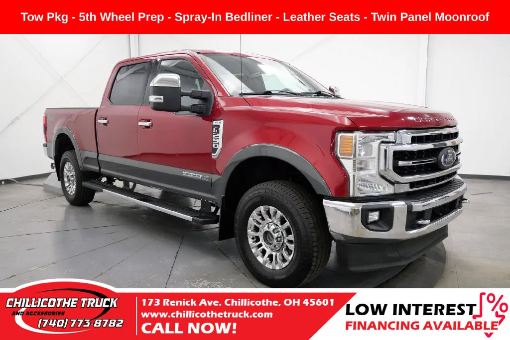Red 2020 Ford F-250SD Lariat for sale in Chillicothe, OH