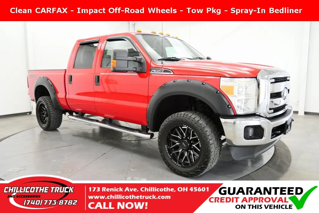 Red 2016 Ford F-350SD XLT for sale in Chillicothe, OH