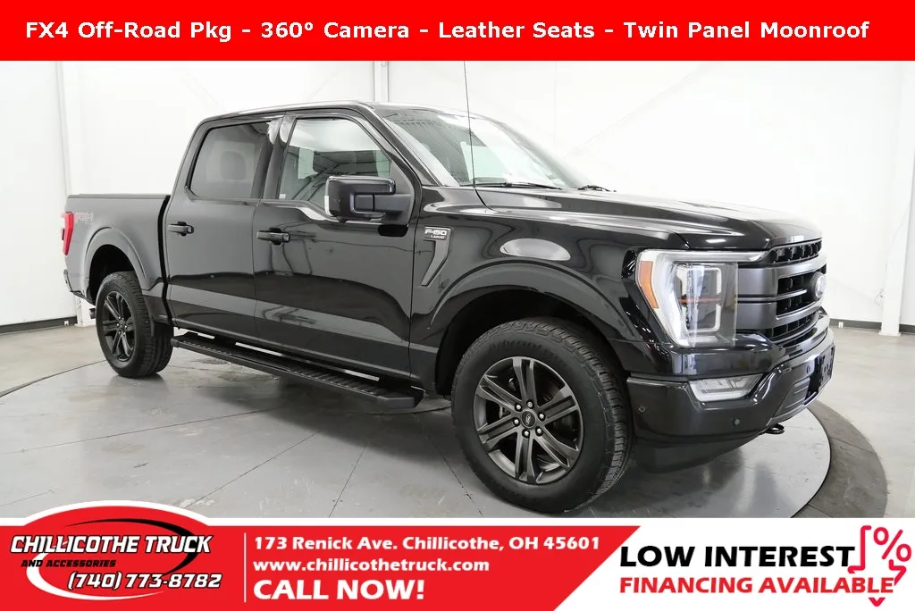 Black 2021 Ford F-150 Lariat for sale in Chillicothe, OH