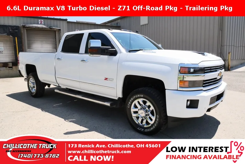 White 2019 Chevrolet Silverado 3500HD LTZ for sale in Chillicothe, OH