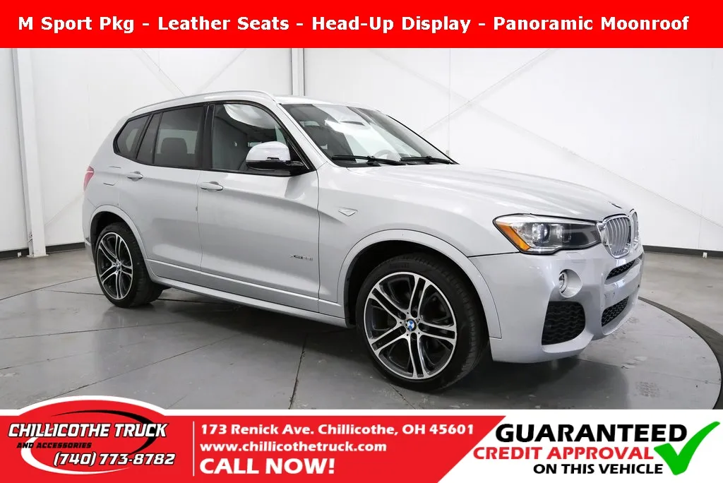 Silver 2015 BMW X3 xDrive28i for sale in Chillicothe, OH