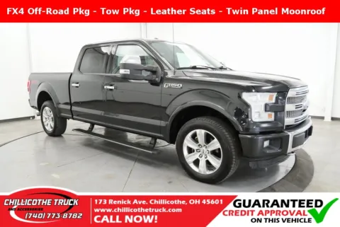 Black 2015 Ford F-150 Platinum for sale in Chillicothe, OH