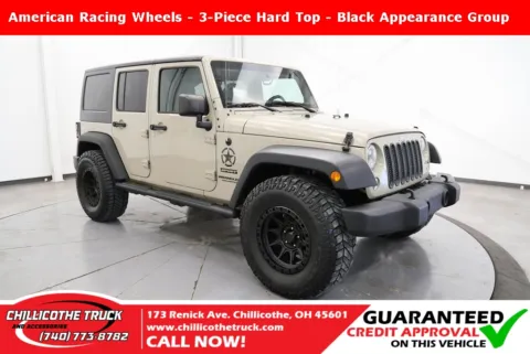 Beige 2017 Jeep Wrangler Unlimited Sport for sale in Chillicothe, OH