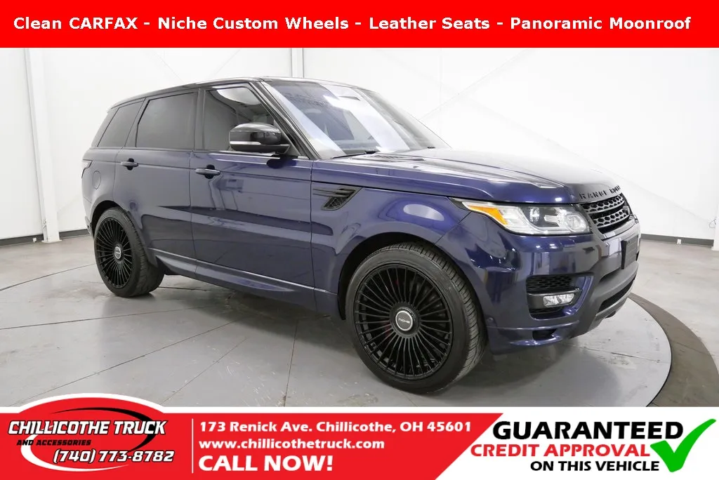 Blue 2017 Land Rover Range Rover Sport 3.0L V6 Supercharged HSE for sale in Chillicothe, OH