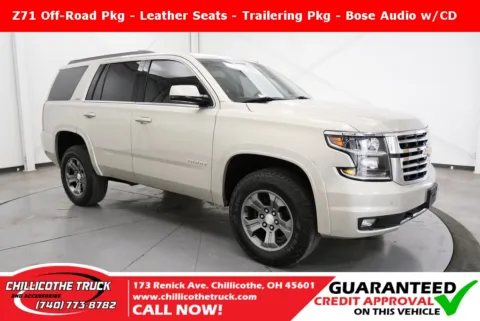Silver 2016 Chevrolet Tahoe LT for sale in Chillicothe, OH
