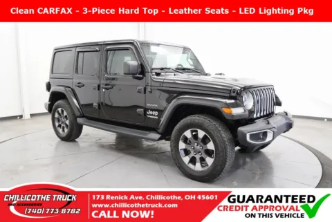 Black 2018 Jeep Wrangler Unlimited Sahara for sale in Chillicothe, OH