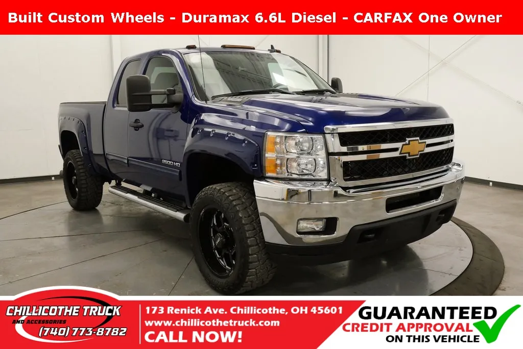 Blue 2013 Chevrolet Silverado 2500HD LT for sale in Chillicothe, OH