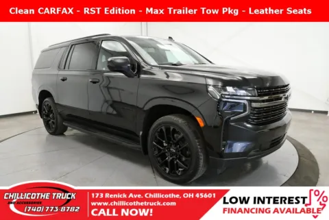 Black 2022 Chevrolet Suburban RST for sale in Chillicothe, OH