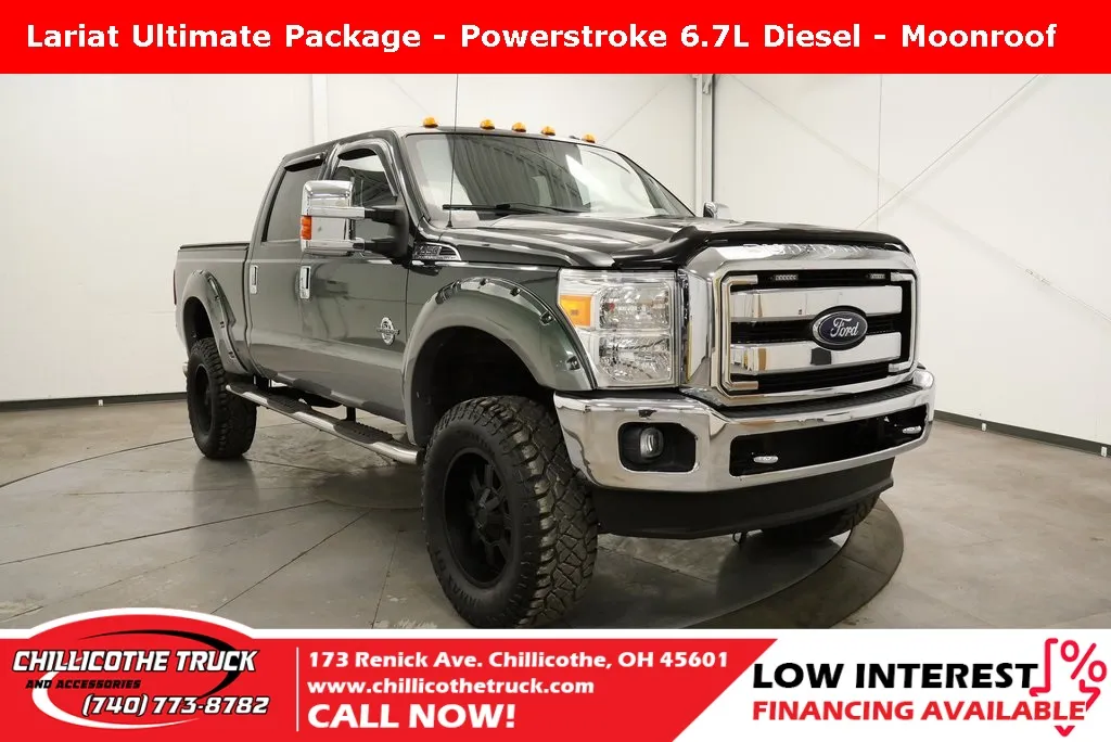 Green 2016 Ford F-350SD Lariat for sale in Chillicothe, OH