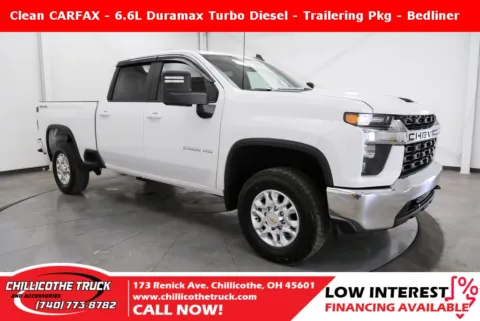 White 2021 Chevrolet Silverado 2500HD LT for sale in Chillicothe, OH