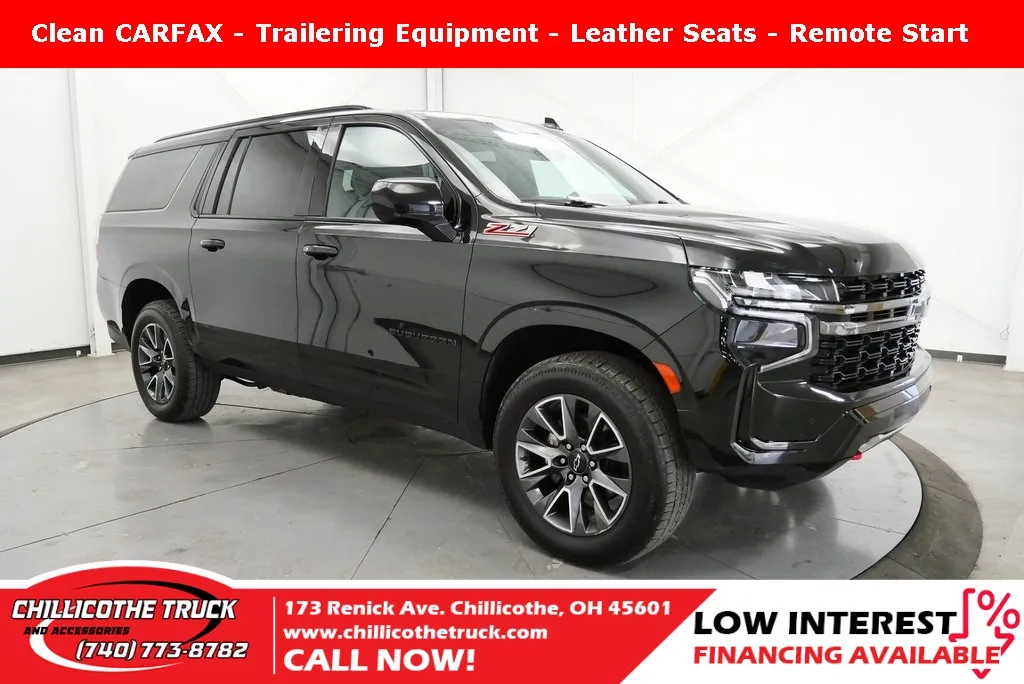 Black 2022 Chevrolet Suburban Z71 for sale in Chillicothe, OH