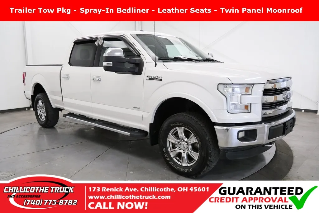 White 2016 Ford F-150 Lariat for sale in Chillicothe, OH