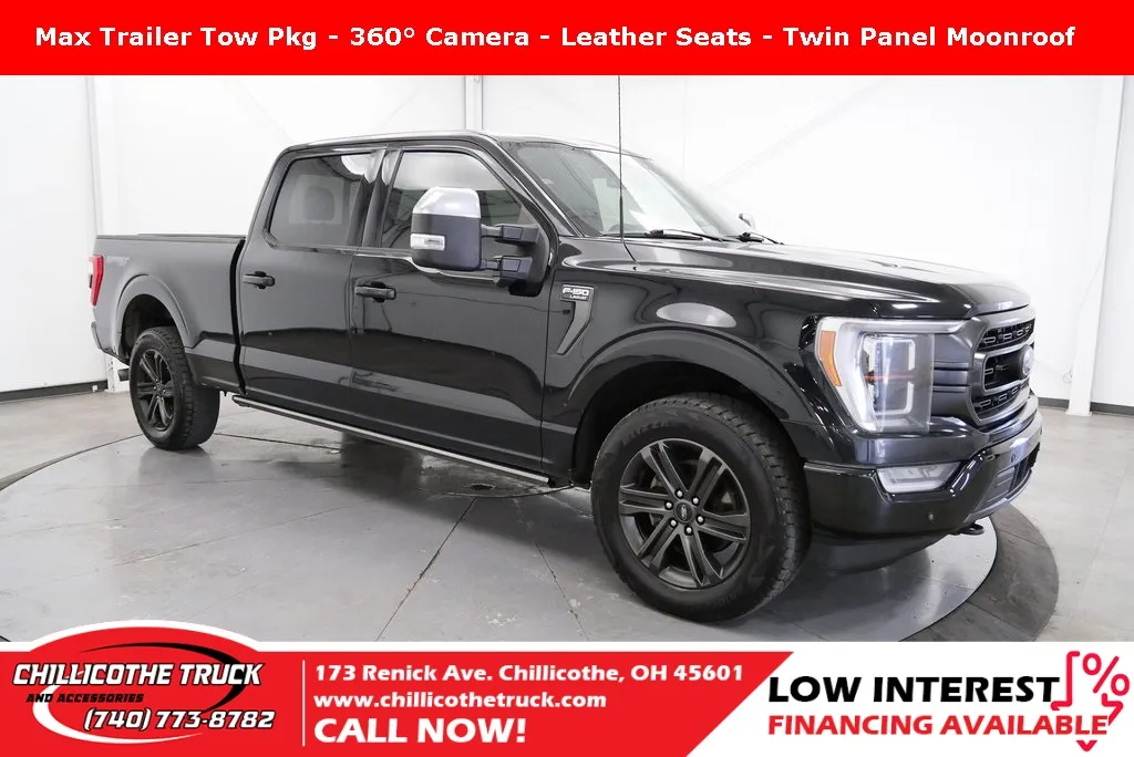 Black 2022 Ford F-150 Lariat for sale in Chillicothe, OH