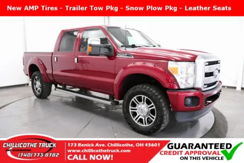 Red 2015 Ford F-250SD Platinum for sale in Chillicothe, OH