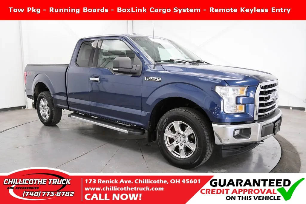 Blue 2017 Ford F-150 XLT for sale in Chillicothe, OH