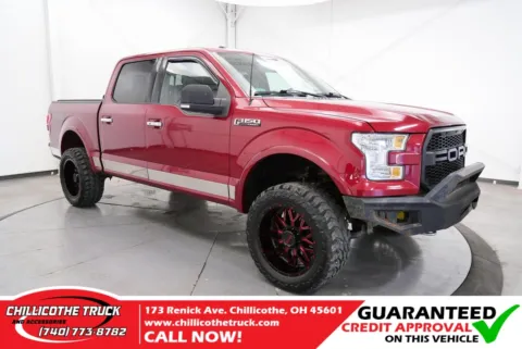 Red 2017 Ford F-150 Lariat for sale in Chillicothe, OH