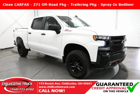 White 2021 Chevrolet Silverado 1500 LT Trail Boss for sale in Chillicothe, OH