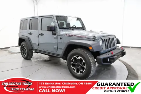 Gray 2015 Jeep Wrangler Unlimited Rubicon for sale in Chillicothe, OH
