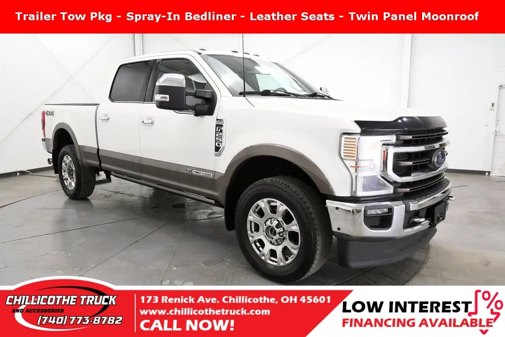 White 2022 Ford F-250SD King Ranch for sale in Chillicothe, OH