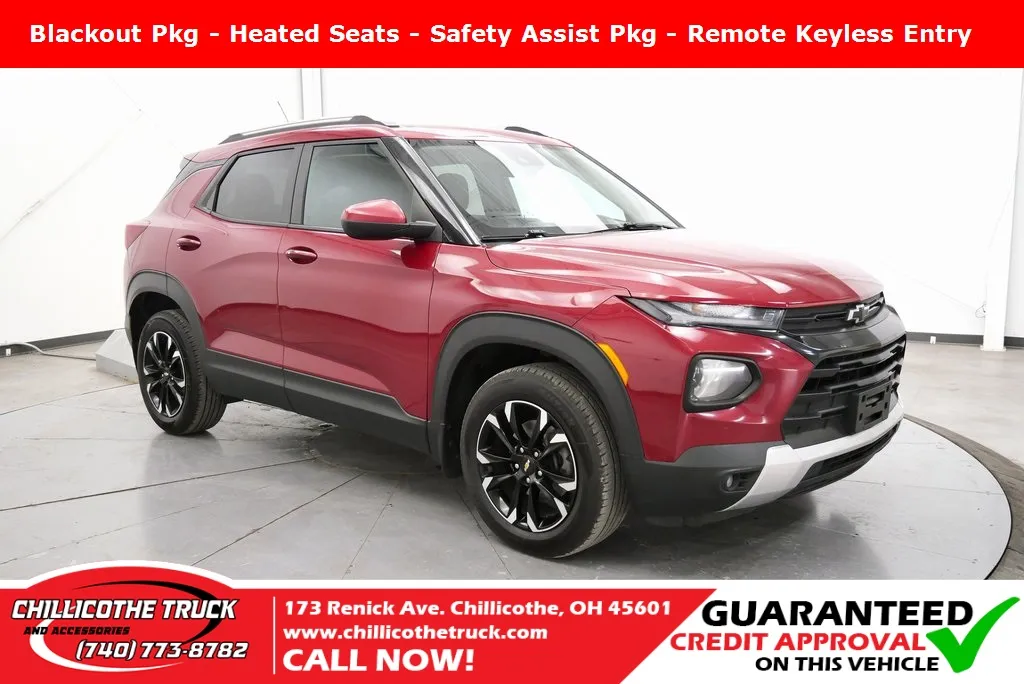 Red 2021 Chevrolet TrailBlazer LT for sale in Chillicothe, OH