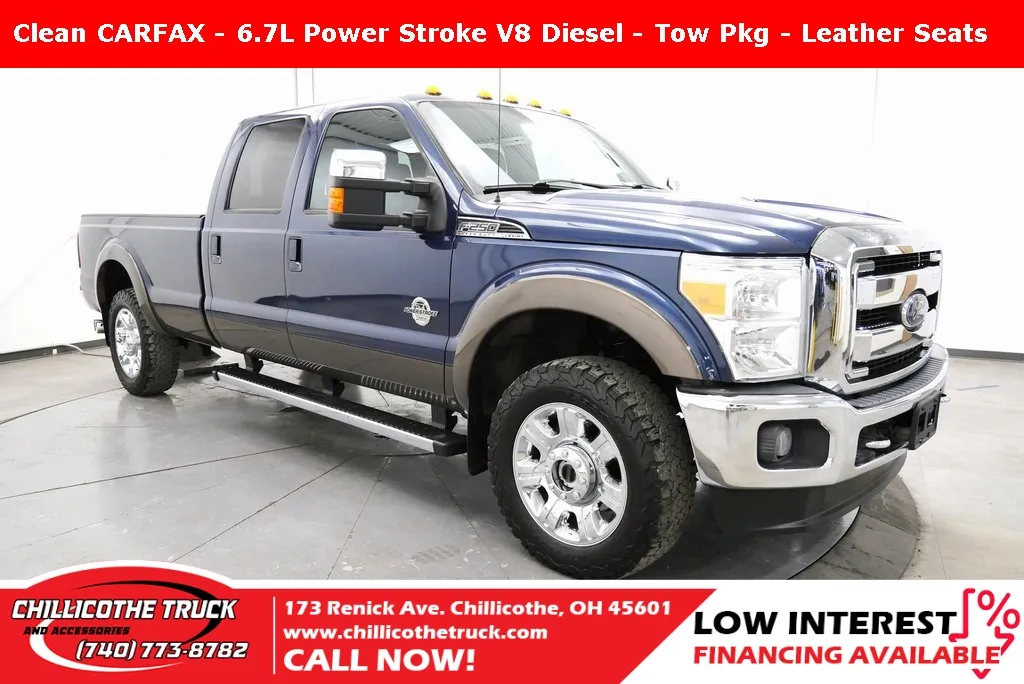 Blue 2016 Ford F-250SD Lariat for sale in Chillicothe, OH
