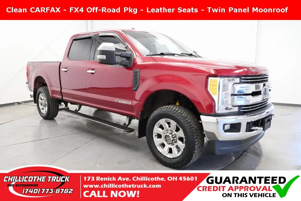 Red 2017 Ford F-250SD Lariat for sale in Chillicothe, OH