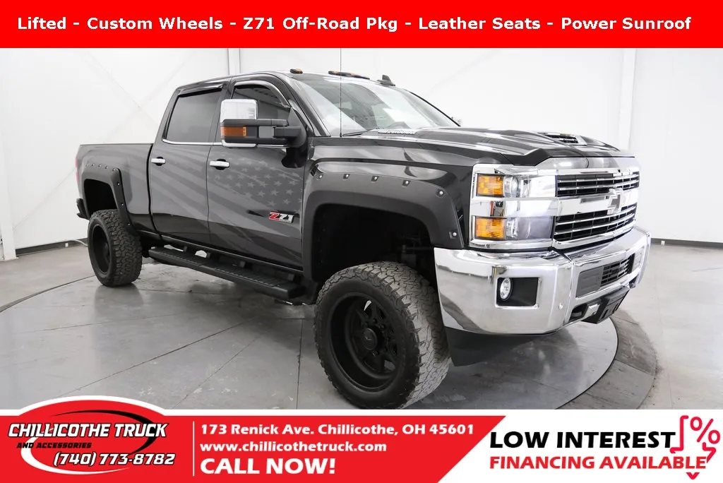 Black 2019 Chevrolet Silverado 3500HD LTZ for sale in Chillicothe, OH