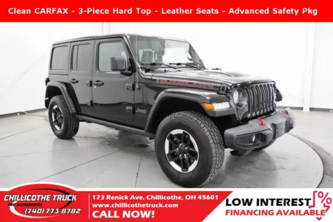 Black 2021 Jeep Wrangler Unlimited Rubicon for sale in Chillicothe, OH
