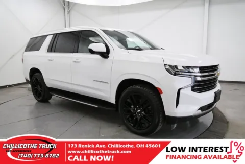 White 2021 Chevrolet Suburban LT for sale in Chillicothe, OH
