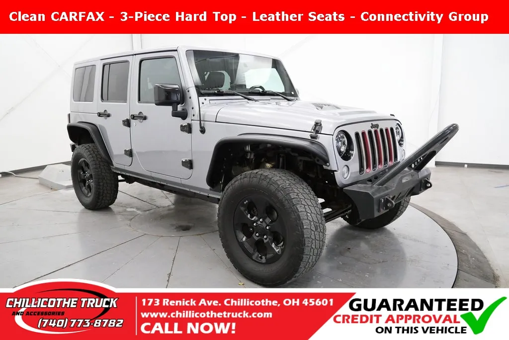 Silver 2015 Jeep Wrangler Unlimited Sahara Altitude for sale in Chillicothe, OH