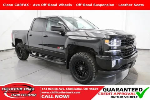 Black 2018 Chevrolet Silverado 1500 LTZ for sale in Chillicothe, OH