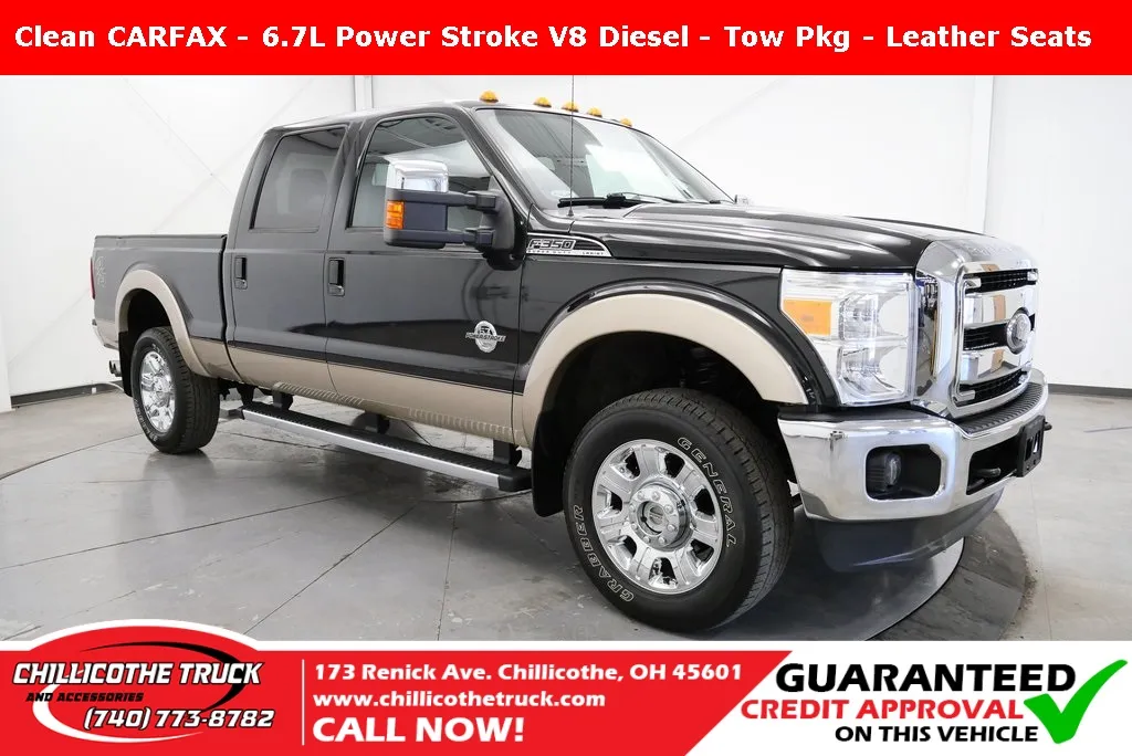 Black 2012 Ford F-350SD Lariat for sale in Chillicothe, OH