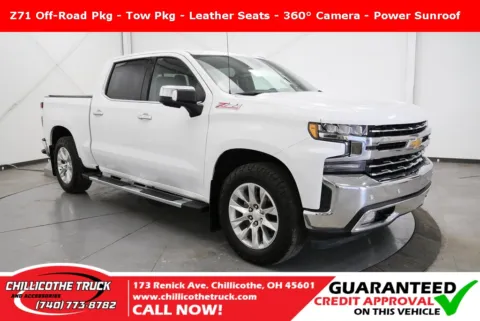 White 2021 Chevrolet Silverado 1500 LTZ for sale in Chillicothe, OH