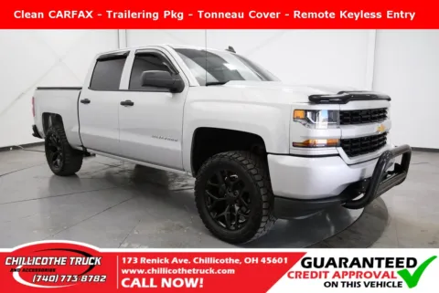 Silver 2018 Chevrolet Silverado 1500 Custom for sale in Chillicothe, OH