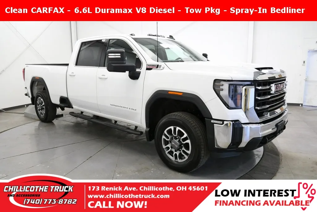 White 2024 GMC Sierra 3500HD SLE for sale in Chillicothe, OH