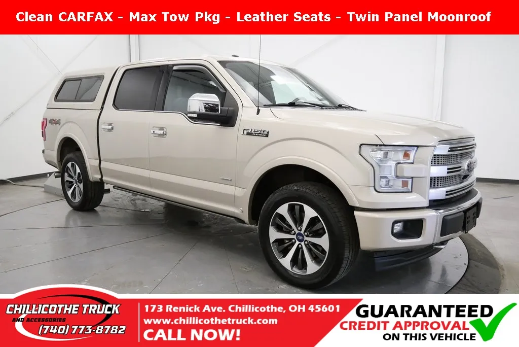 White 2017 Ford F-150 Platinum for sale in Chillicothe, OH
