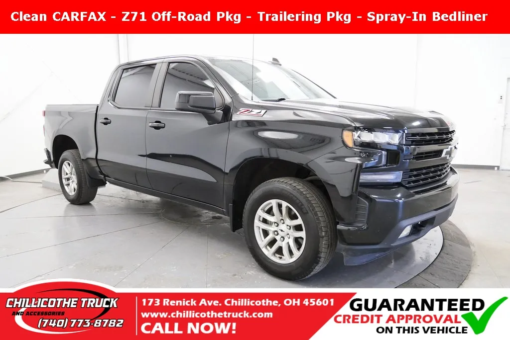 Black 2021 Chevrolet Silverado 1500 RST for sale in Chillicothe, OH