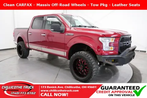 Red 2017 Ford F-150 Lariat for sale in Chillicothe, OH