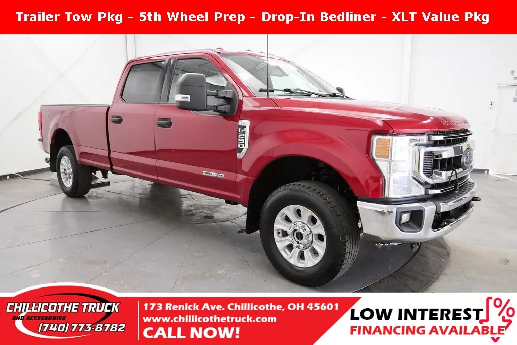Red 2022 Ford F-250SD XLT for sale in Chillicothe, OH