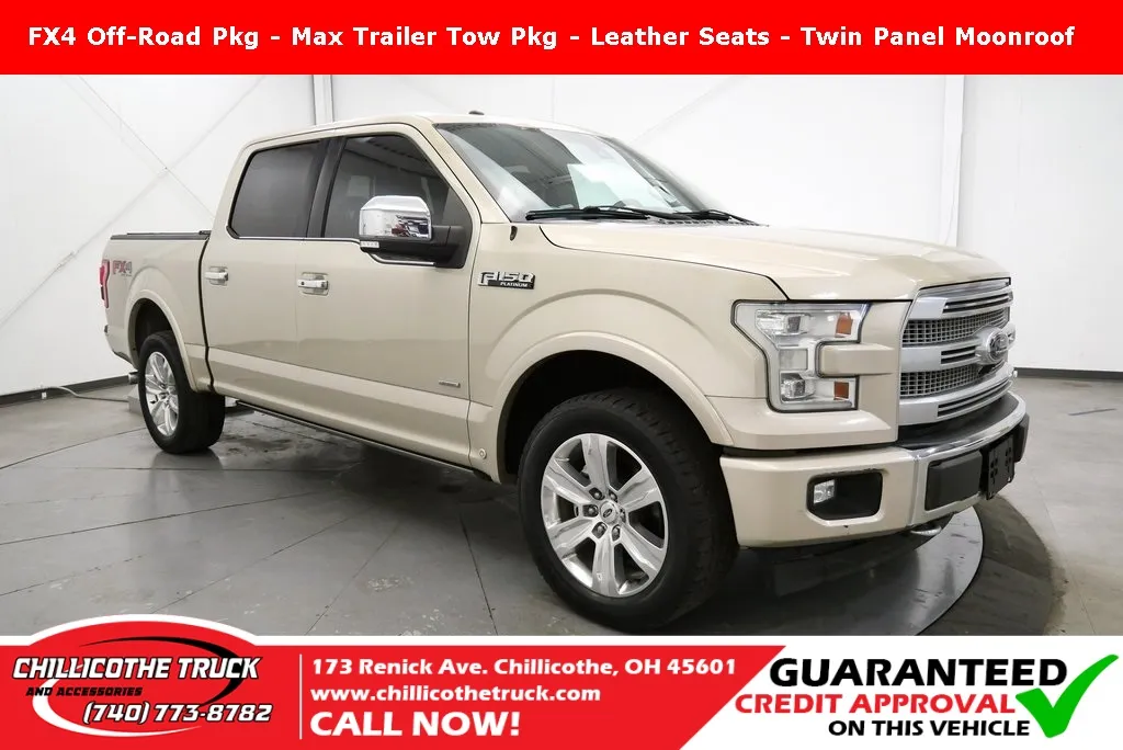 White 2017 Ford F-150 Platinum for sale in Chillicothe, OH