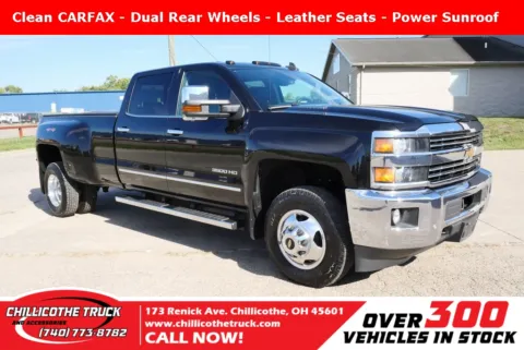 Black 2015 Chevrolet Silverado 3500HD LTZ for sale in Chillicothe, OH