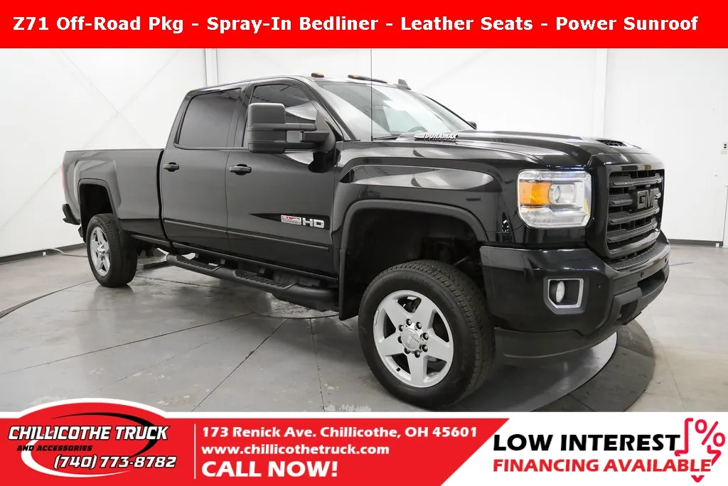 Black 2018 GMC Sierra 2500HD SLT for sale in Chillicothe, OH